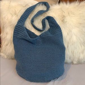 Blue Crochet Hobo Bag 💙